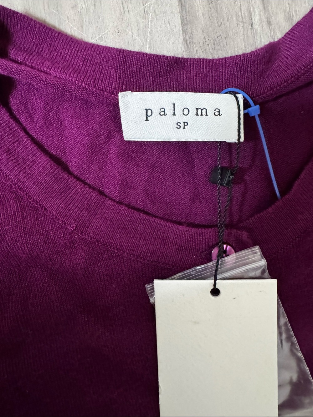 Paloma Sp Crewneck Top In Deep Plum — image 5 of 7